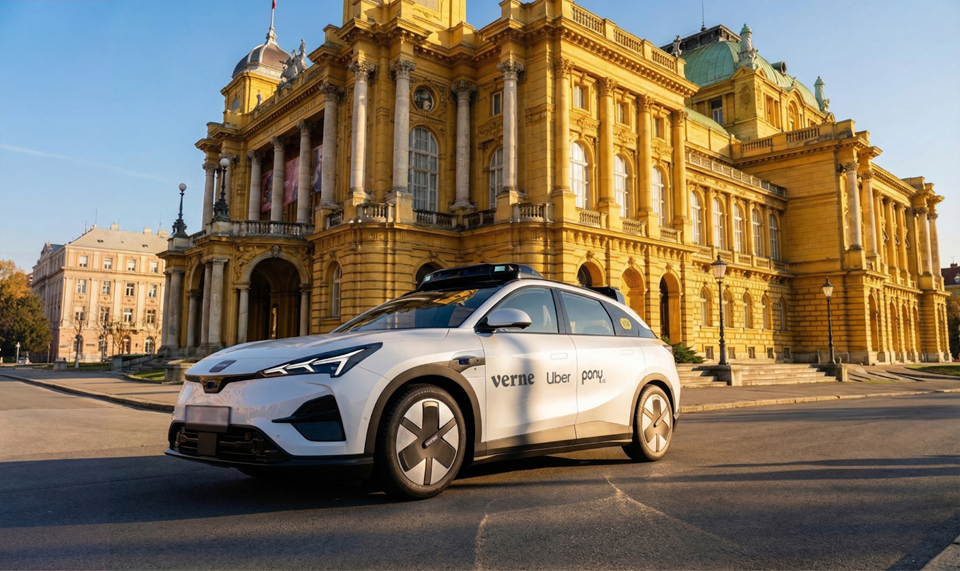 Uber aduce primele robotaxiuri în Europa prin parteneriatul cu Verne și Pony.ai