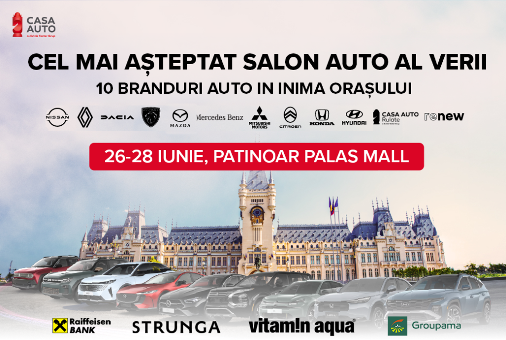 Casa Auto Iași readuce unul dintre cele mai populare evenimente auto din Iași – Salon Auto Palas Mall