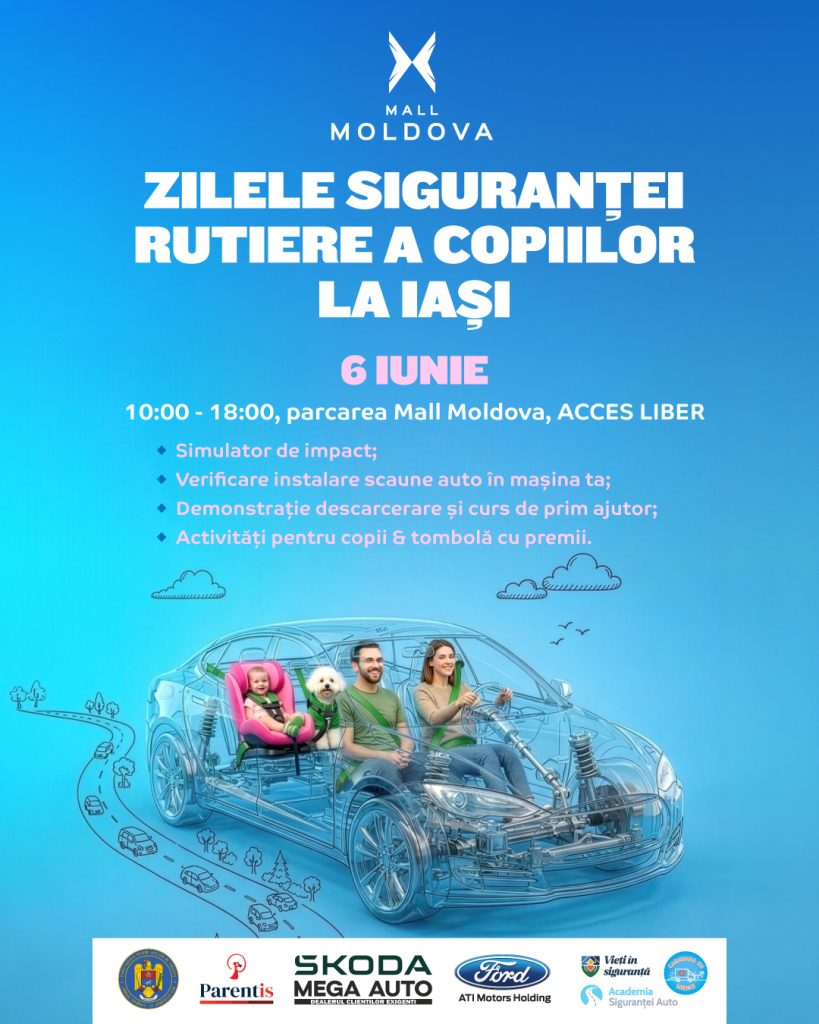 Zilele Siguranţei Rutiere la laşi, un eveniment Parentis organizat împreună cu ISU lași