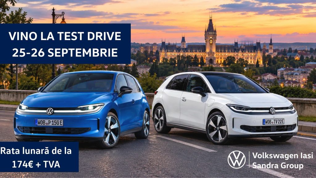 Lansare Auto la Iași: Noul Volkswagen ID. Polo vine la Sandra Group pe 25 și 26 septembrie!
